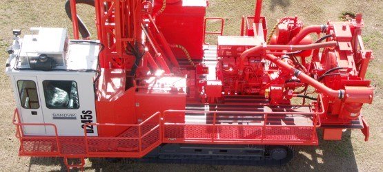 Sandvik D245S Rotary blasthole drill rig